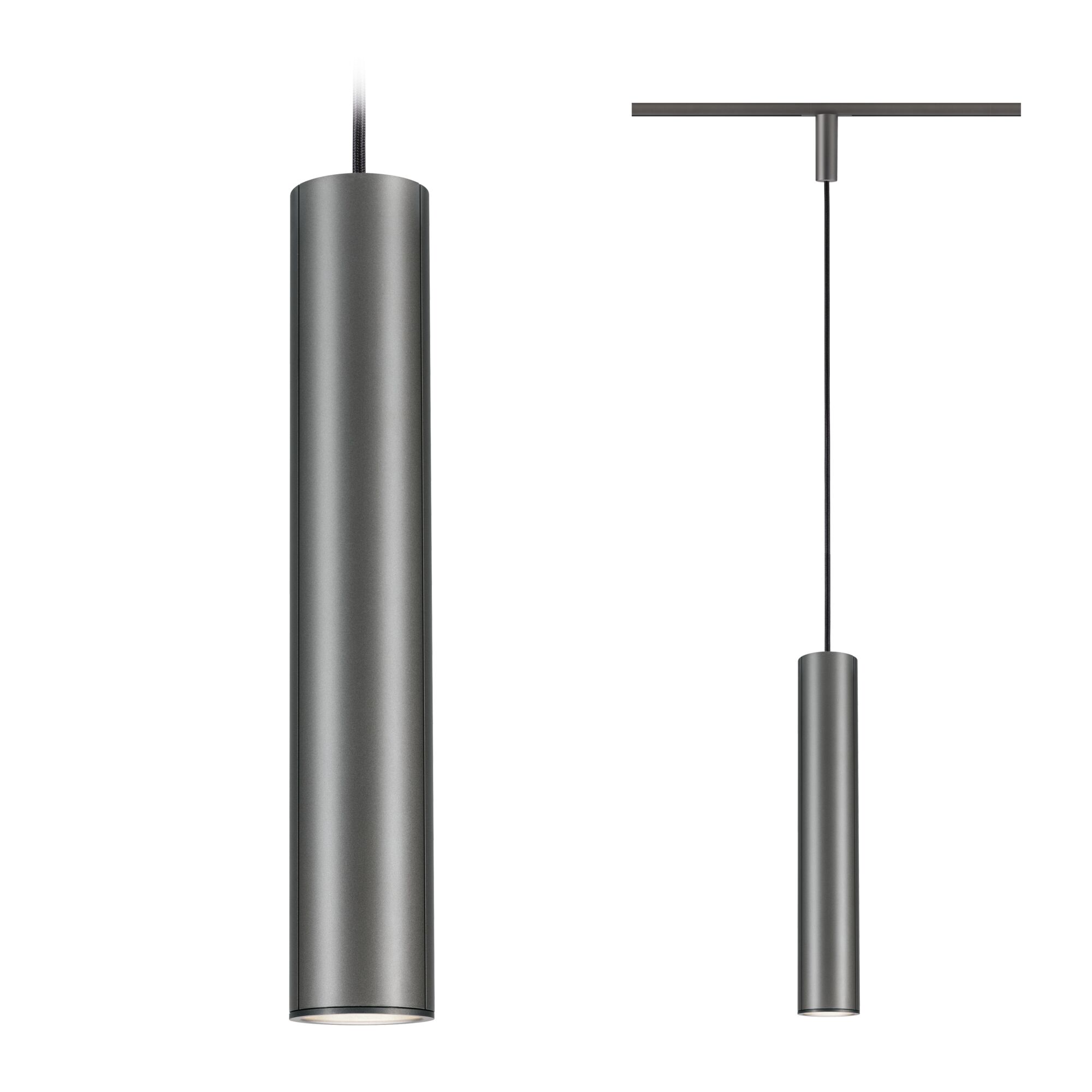URail Pendels Catalejo GU10 max. 10W dimbaar 230V Titaanium