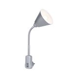 Fleksibel sølv LED-stik spotlight med kontakt til målrettet belysning i hjemmet