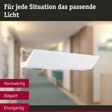 Elegante weiße LED-Deckenleuchte aus Metall für moderne Innenbeleuchtung und energiesparendes Licht