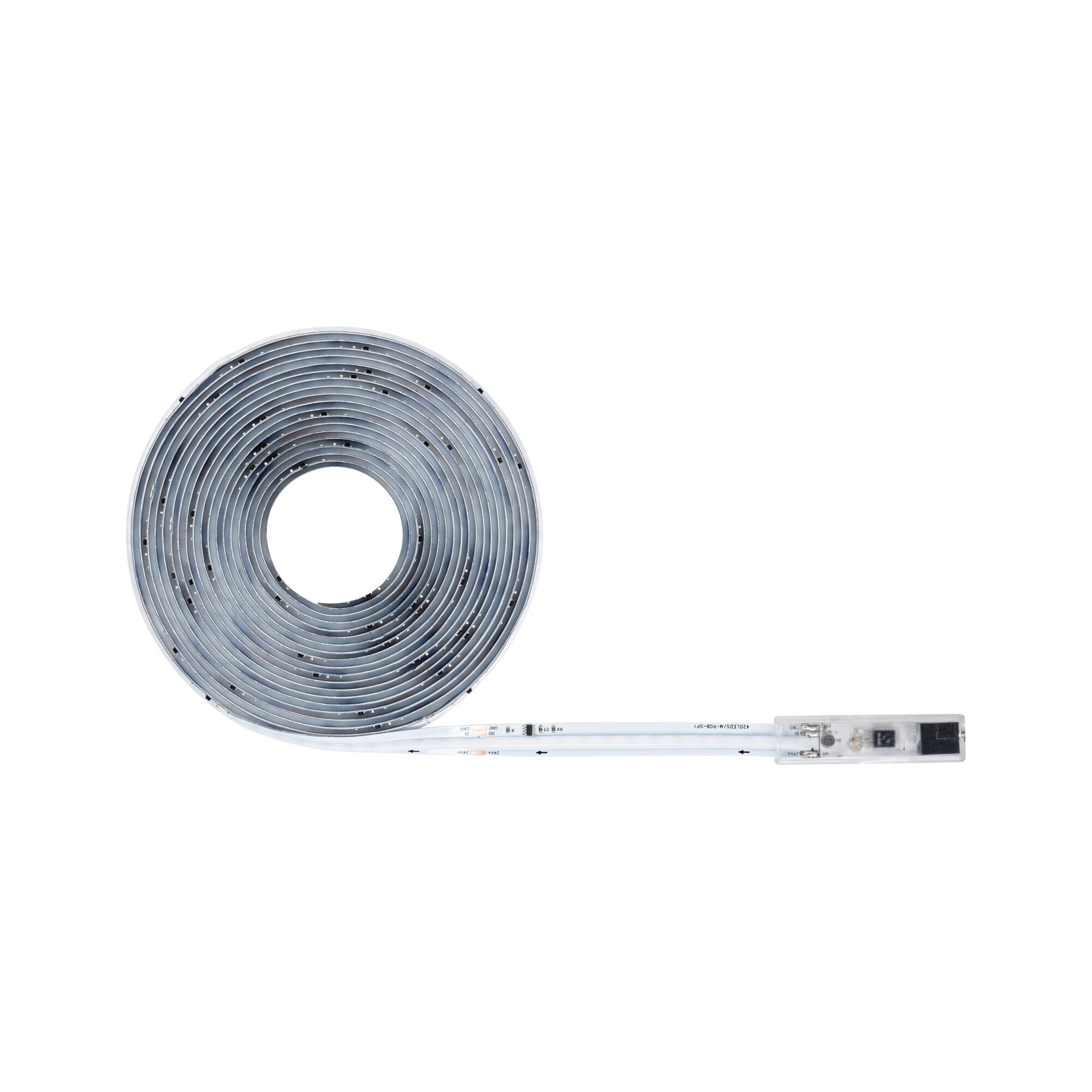 Flexible white LED strip with transparent coating for versatile lighting applications and home decoration