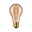 Floating Shine 230 V Standard LED Pear E27 90lm 2,2W 1800K Gold LED bulb with amber glass and gold base for decorative lighting and warm ambiance