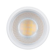 Rundes LED-Einbaustrahler-Reflektor in Weiß mit warmweißem Licht für moderne Innenbeleuchtung