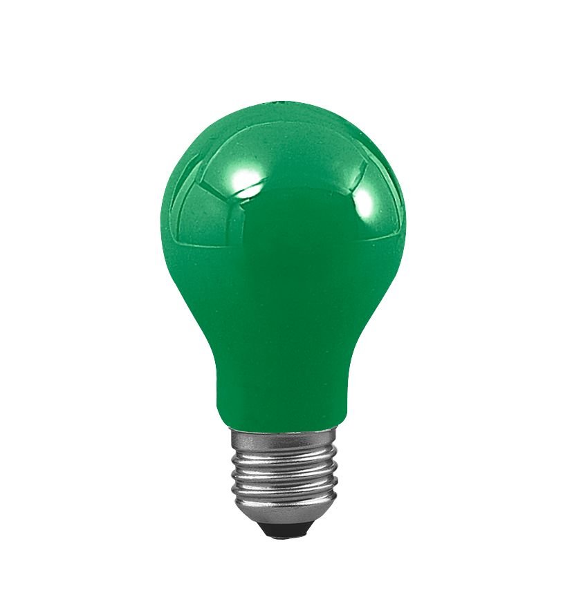 Incandescent lamp E27 230V 7lm 25W dimmable Green