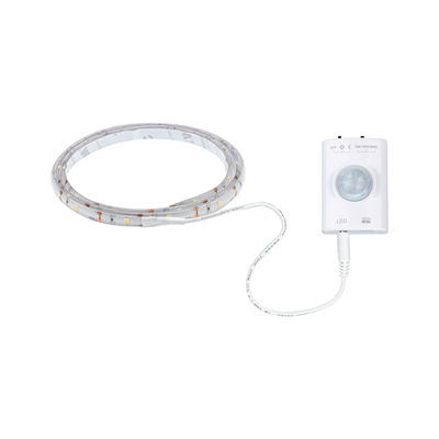 Witte LED-strip met bewegingssensor voor energiezuinige kamerverlichting