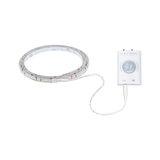 White LED strip light with motion sensor for energy-efficient room lighting