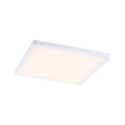 Quadratische LED-Deckenleuchte in Weiß mit warmweißem Licht für moderne Wohnräume