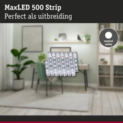 MaxLED 500 Strip uitbreiding in neutraal wit voor flexibele LED-verlichting in huis