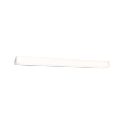 Simple white LED wall light with rectangular plastic design for modern indoor lighting