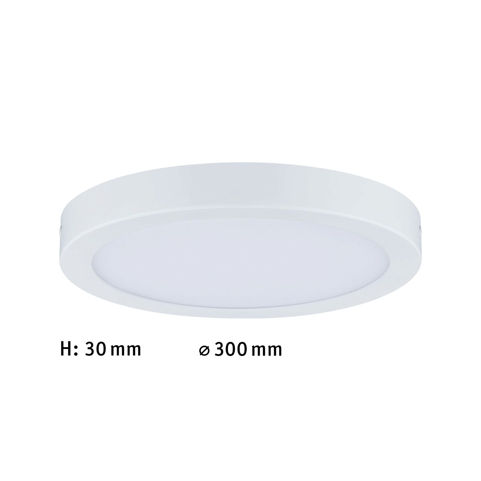 LED Panel Abia round 300mm 2x22W 2x2200lm 4000K White