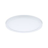 Runde weiße LED-Deckenleuchte mit flachem Design aus Kunststoff für moderne Innenbeleuchtung