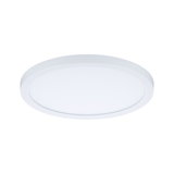 Runde weiße LED-Deckenleuchte mit flachem Design aus Kunststoff für moderne Innenbeleuchtung