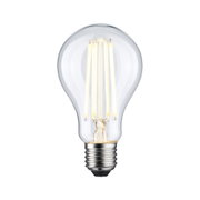 LED-Glühbirne mit transparentem Glas und warmweißem Licht, energiesparende Leuchte für Zuhause