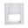 LED Wandeinbauleuchte Tsaro eckig 80x36mm 1W 80lm 230V 2700K Chrom matt Quadratischer LED-Wandeinbauleuchte aus silbernem Aluminium mit warmweißem Licht für Innenbereiche