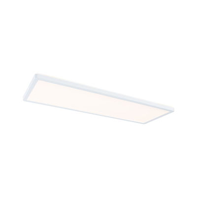 Plafonnier LED blanc plat avec design rectangulaire pour éclairage intérieur moderne
