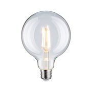 Klarglas LED-Glühbirne mit sichtbaren Filamenten und E27-Fassung für energiesparende Beleuchtung