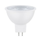 Hvid LED-reflektorlampe med GU5.3 sokkel i plastik til energibesparende belysning