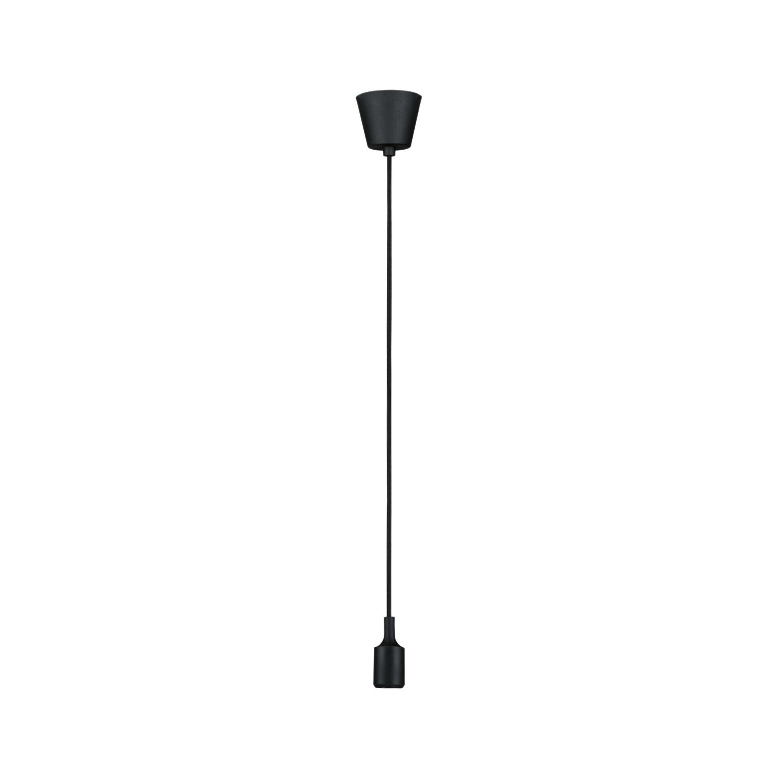 Neordic Pendant luminaire Ketil E27 max. 60W Black dimmable Silicone/Plastic