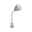 Plug-in luminaire Junus Bras flexible Grey 230V E14 Flexible silver LED plug-in spotlight with switch for targeted lighting in living spaces