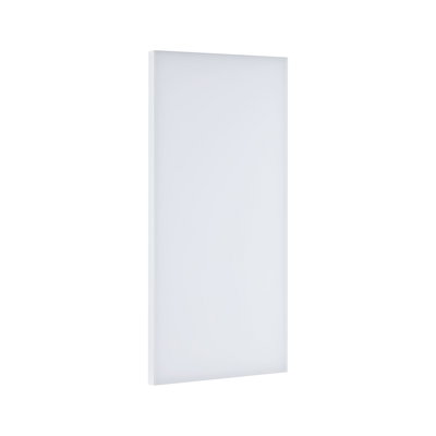 Rectangular white LED panel made of plastic for energy-efficient room lighting