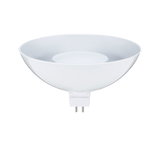 White MR16 LED bulb made of plastic for energy-efficient lighting solutions