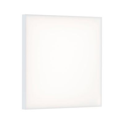 Square white LED ceiling light with even illumination for modern indoor lighting solutions