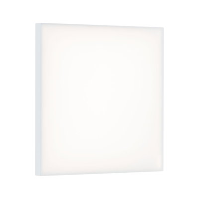 Quadratische LED-Deckenleuchte in Weiß mit gleichmäßiger Lichtverteilung für moderne Innenräume