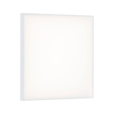 Square white LED ceiling light with even illumination for modern indoor lighting solutions