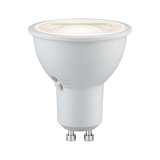 Weißer LED-Spot mit GU10-Fassung und einstellbarer Farbtemperatur 2700K bis 4000K für Wohnraumbeleuchtung