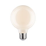 Round warm white LED bulb with E27 base for energy-efficient lighting