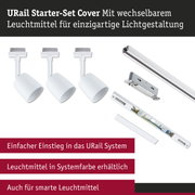 URail Starter-Set Cover mit weißen Leuchten und Schienen für flexible Lichtgestaltung