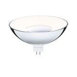 Lampe LED réfléchissante avec base MR16 argentée et lumière blanche pour éclairage économique