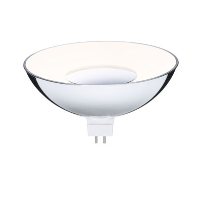 Reflektierende LED-Lampe mit MR16 Sockel in Silber und weißem Licht für energiesparende Beleuchtung