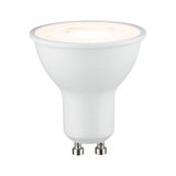 Hvid LED-reflektorlampe med GU10-fatning i plastik til energieeffektiv belysning