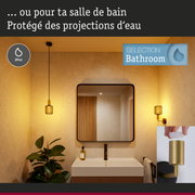 Éclairage de salle de bain moderne avec protection IP44 contre les projections d'eau, lampes suspendues et murales jaunes