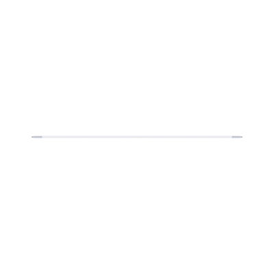 Long white LED tube with metal ends for energy-efficient indoor lighting solutions