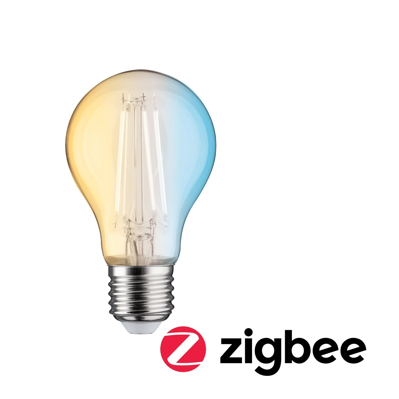 Preisattraktives Starterset Zigbee 3.0 Smart Home smik Gateway + Filament 230V LED Birne E27 + Wandtaster