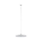 Moderne witte metalen LED-hanglamp met rond ontwerp voor stijlvolle kamerverlichting