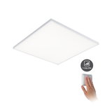Vierkante witte LED-plafondlamp met 3-traps dimfunctie en strak modern design