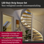 LED trapstrip sensor set met automatische bewegingsdetectie voor veilige trapverlichting