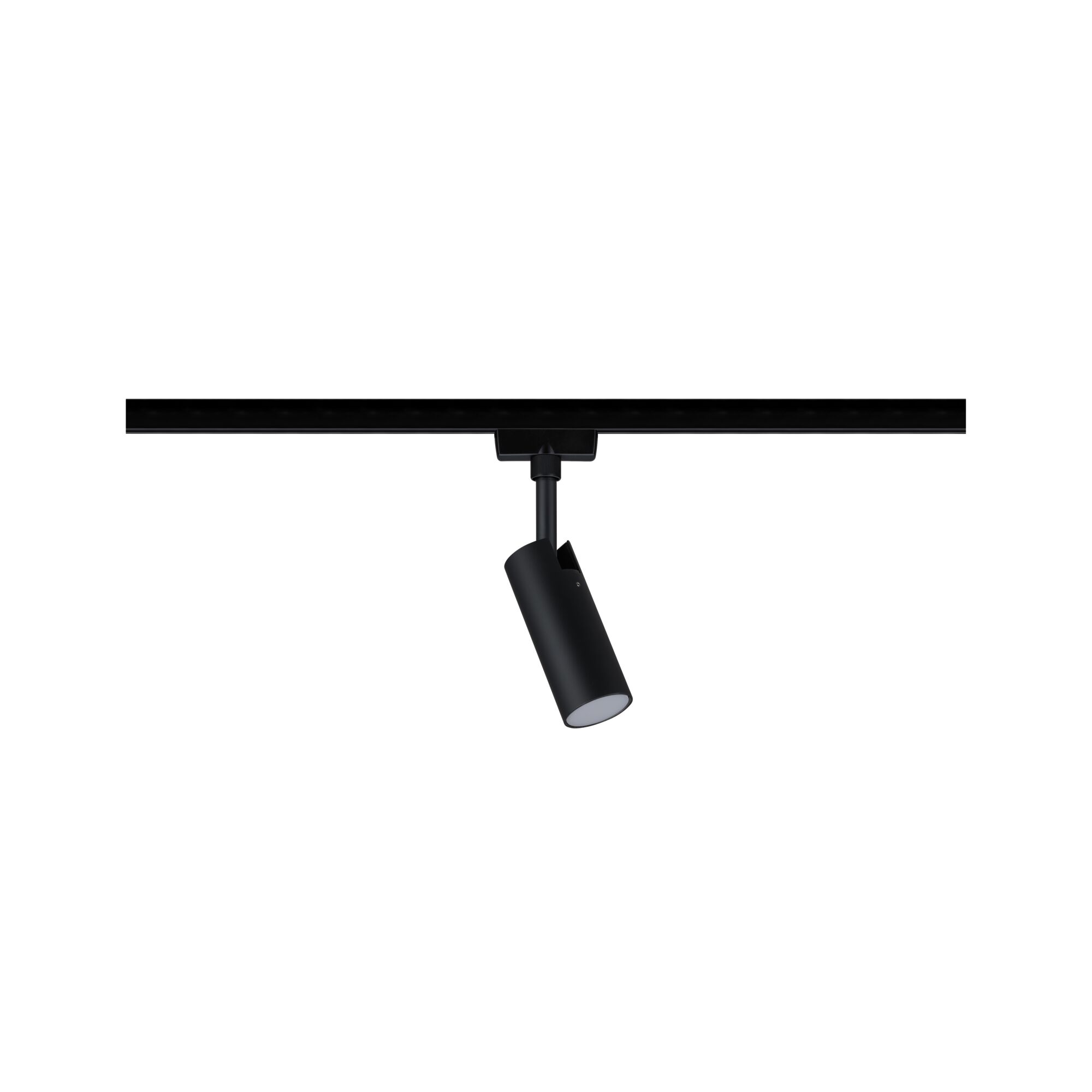 Czarna metalowa lampa LED z regulowaną głowicą do nowoczesnego oświetlenia wnętrz