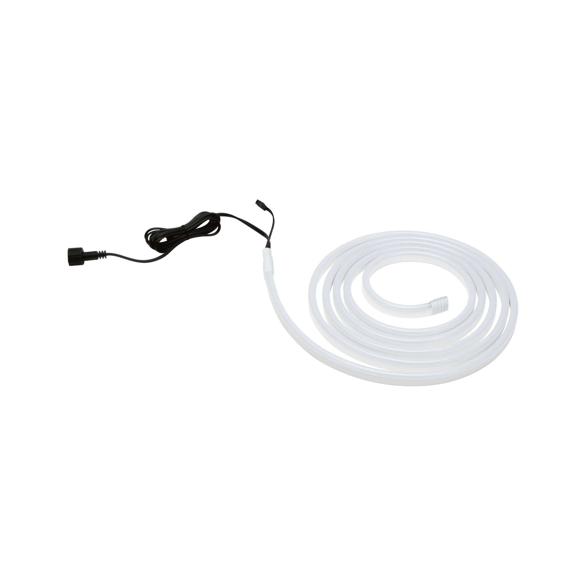 Bande LED flexible blanche avec câble noir pour éclairage intérieur