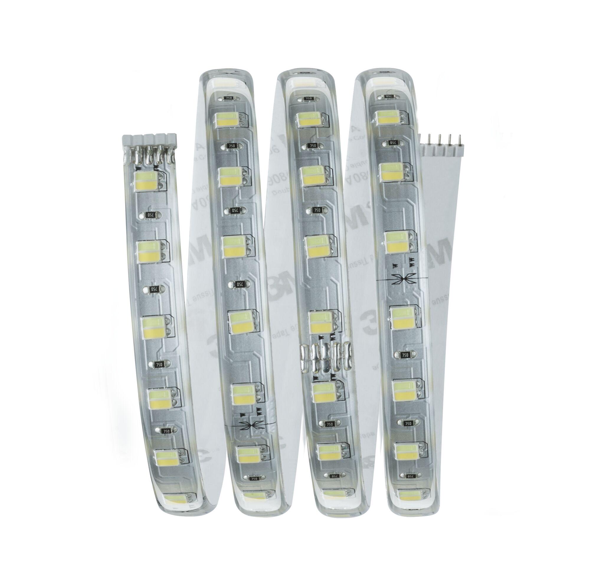 Flexible LED light strip with transparent coating for versatile lighting applications