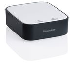 Compact black and white control unit with Paulmann logo for smart lighting control