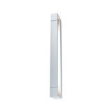 Moderner Aluminium-Wandleuchter in Silber mit integriertem LED-Licht für Innenräume