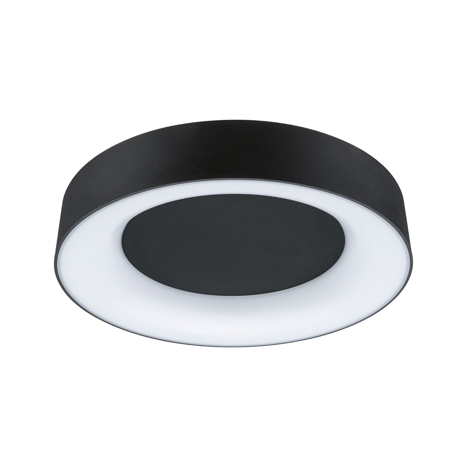 LED Ceiling luminaire Casca IP44 White Switch 2100lm 230V 23W Black matt