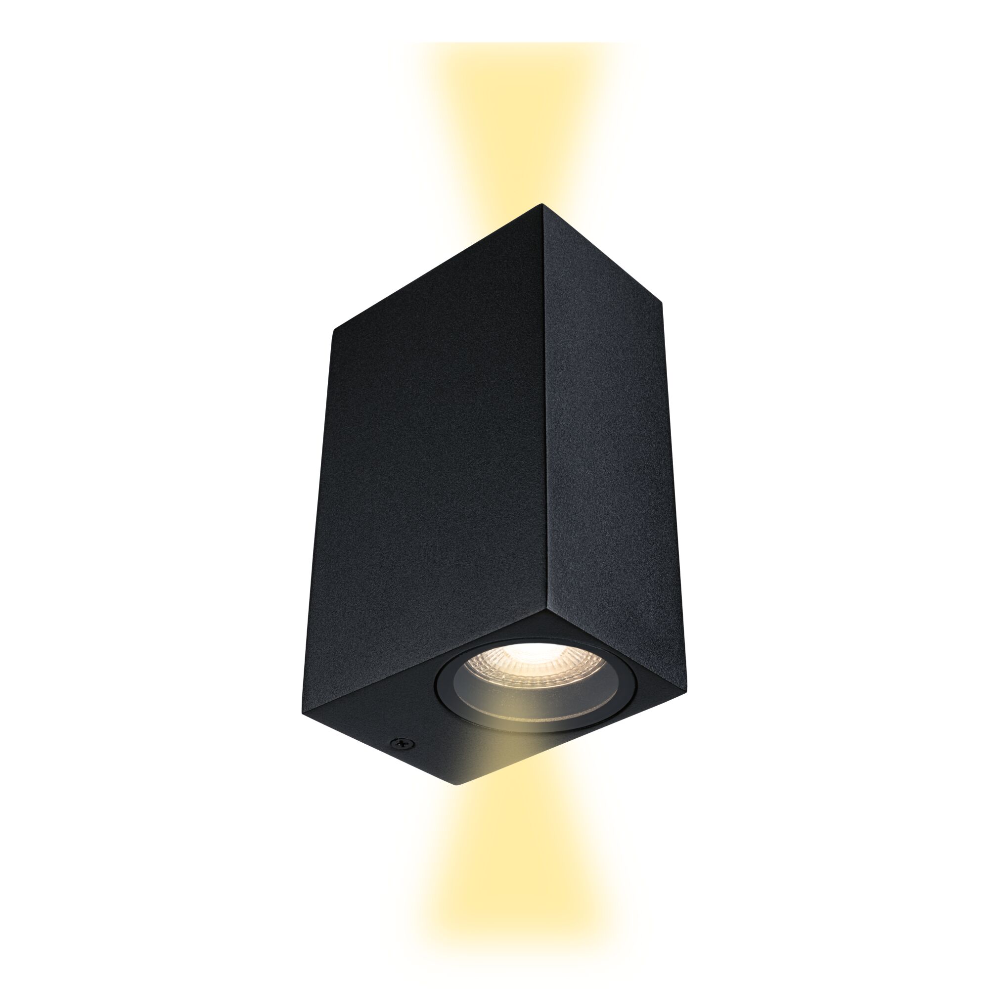 Applique Imola IP44 GU10 230V max. 2x10W Noir mat