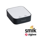 Kompakter Smik Zigbee Controller in Schwarz-Weiß für Smart Home Beleuchtung und Steuerung