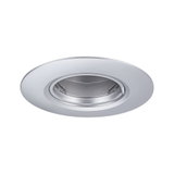 Runder Einbaustrahler aus silbernem Aluminium für LED-Beleuchtung im modernen Design