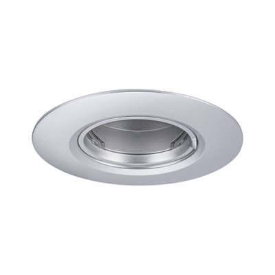 Runder Einbaustrahler aus silbernem Aluminium für LED-Beleuchtung im modernen Design