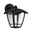 Applique d'extérieur Classic Curved IP44 164x190mm max. 12W 230V Clair/Noir Matière plastique Applique murale extérieure noire en métal avec verre clair et design classique pour éclairage de jardin